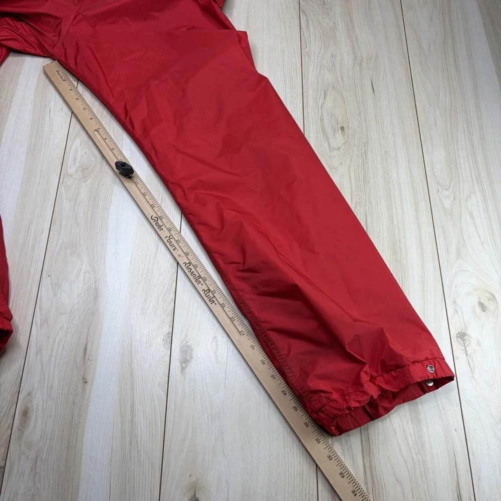 VTG 80s The North Face Gore-Tex Nylon Pants Mens Large Red USA Made